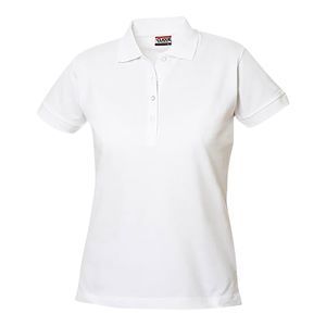NWT Clique White Womens Elmira Polo Shirt